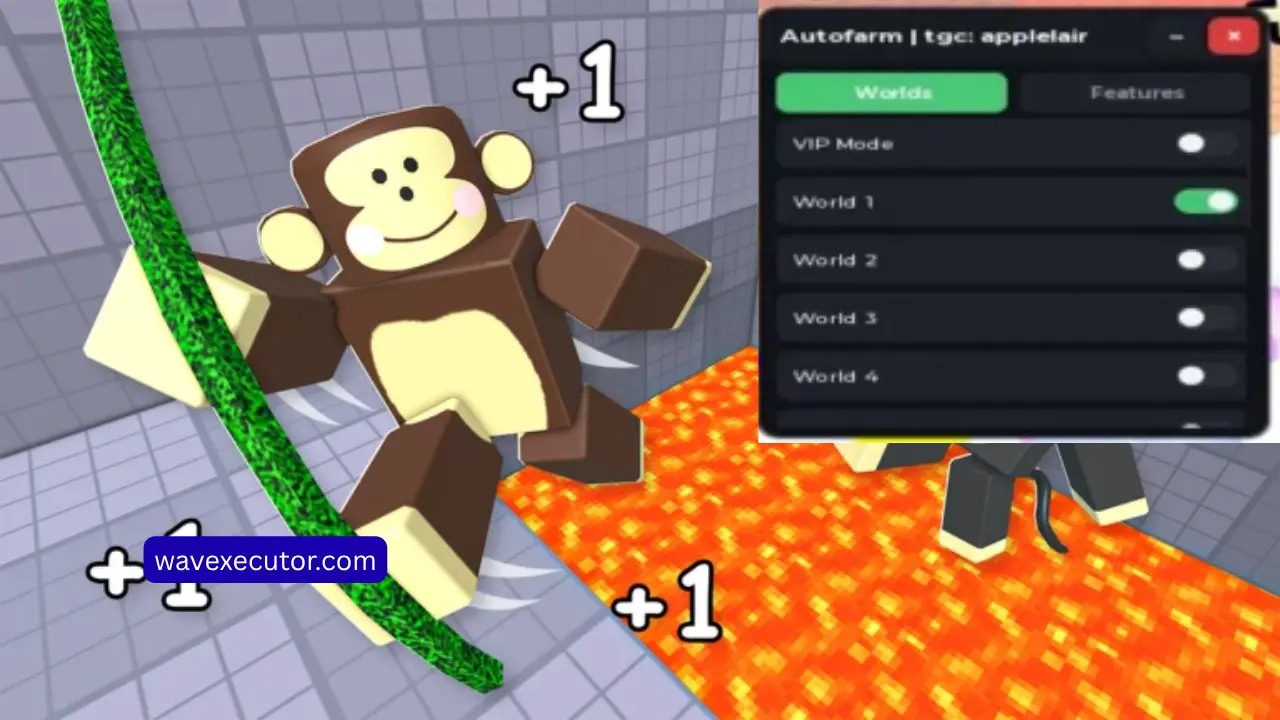 +1 Speed Monkey Escape Wave Executor